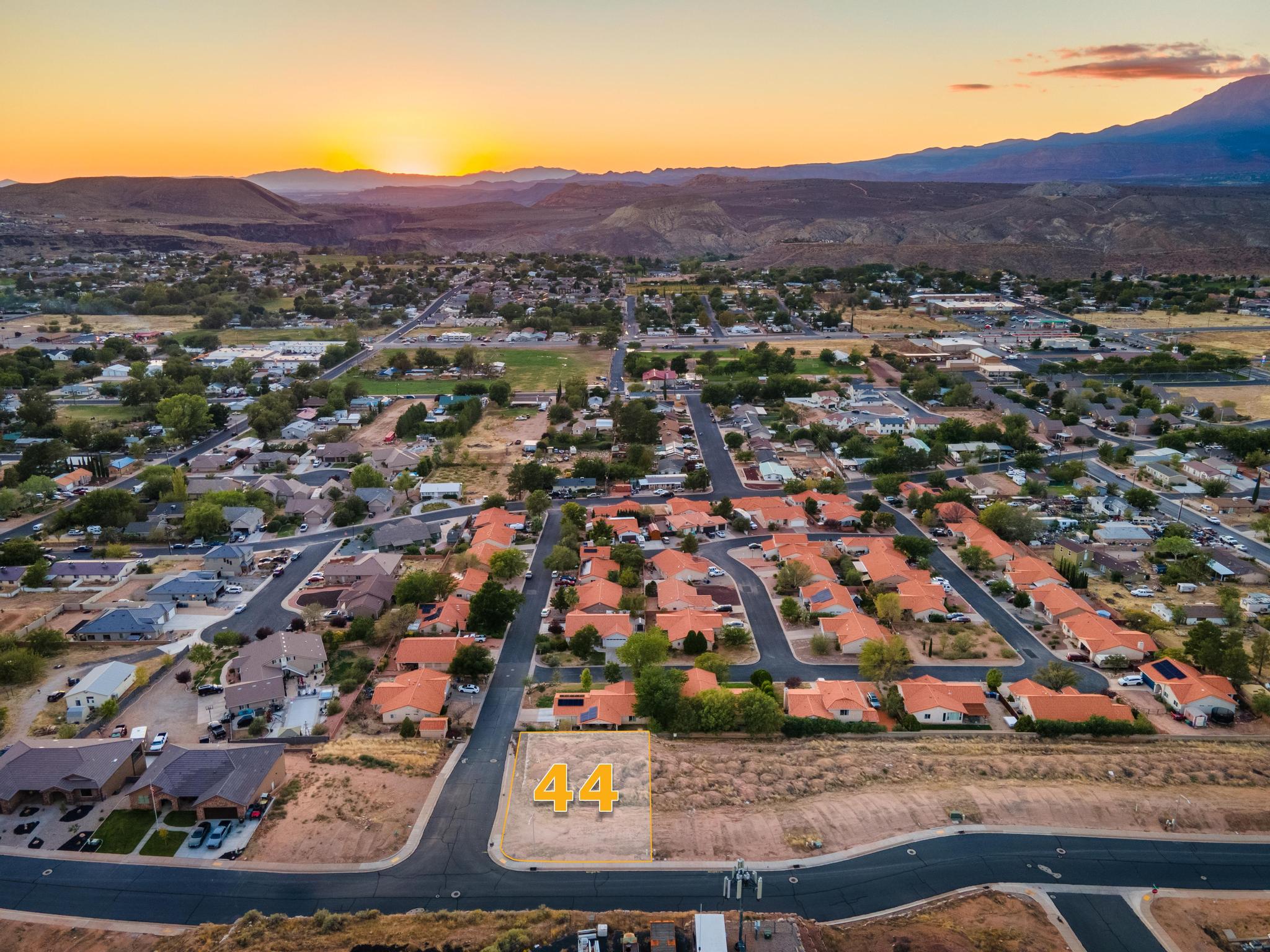 Aerial Drone Shot of a Southern Utah Property
